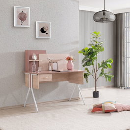 Hanah Home Escritorio de Estudio Rosetta Marrón y Rosa